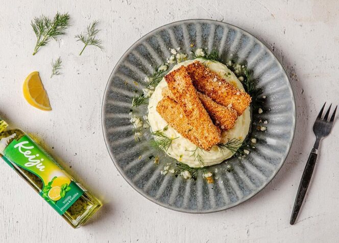 Seesamlohipuikot ja parmesanmuusi
